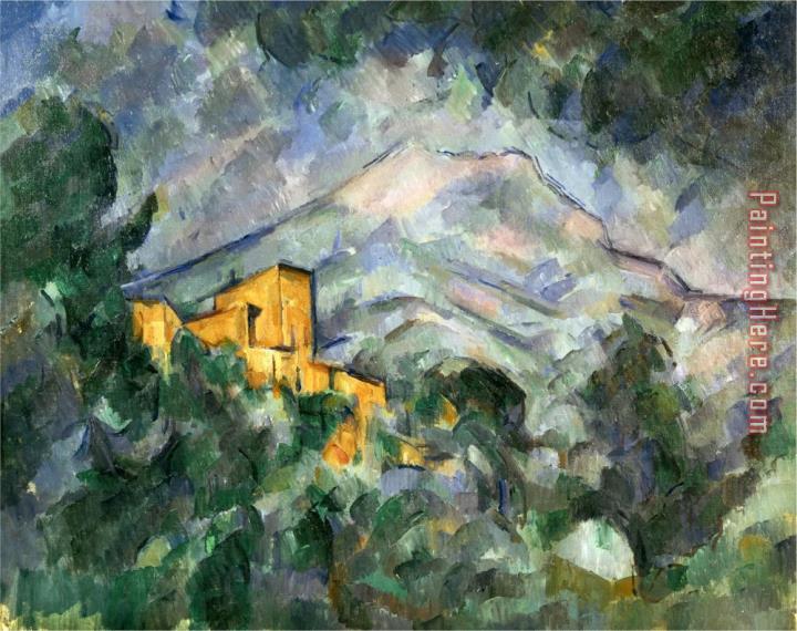Paul Cezanne Montagne Sainte Victoire And The Black Chateau 1904 06